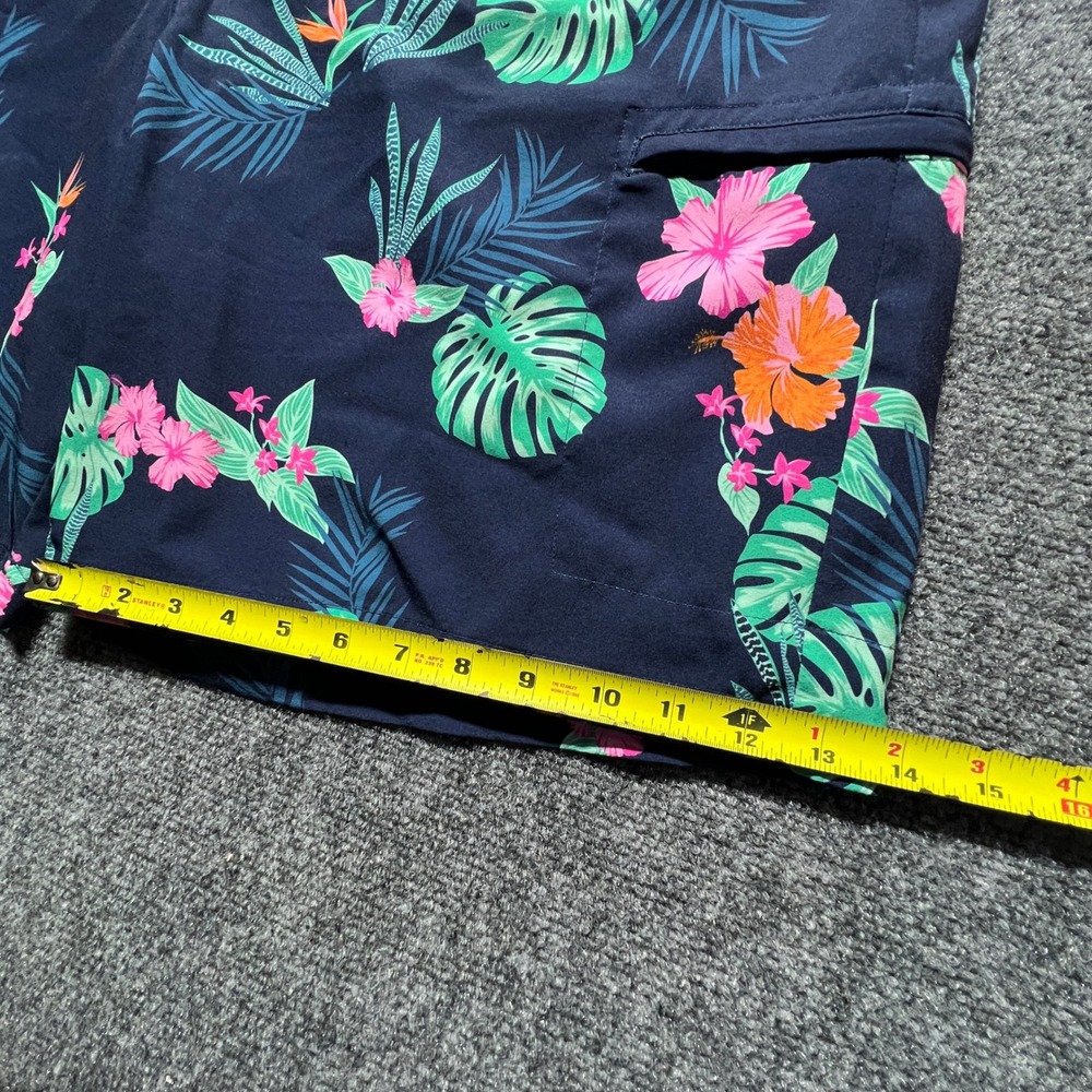 Birdie Bound Mens Tropical Hawaiian Golf Shorts Blue Size 44 Like Loudmouth - Picture 2 of 14
